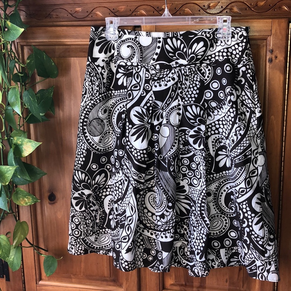 EUC Ann Taylor Cotton & Silk Skirt Size 6